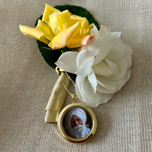 PERSONALISED BUTTONHOLE PICTURE PENDANTS