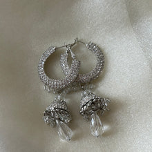 Load image into Gallery viewer, SILVER DROP EARRINGS