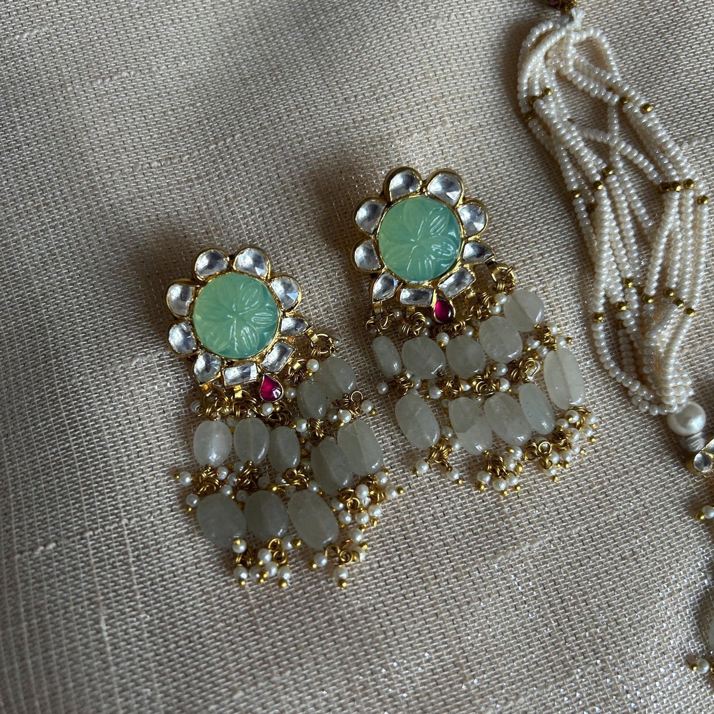 ZINNI MINT BEAD SET