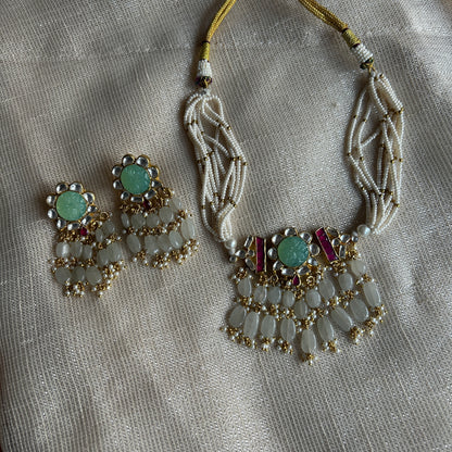 ZINNI MINT BEAD SET