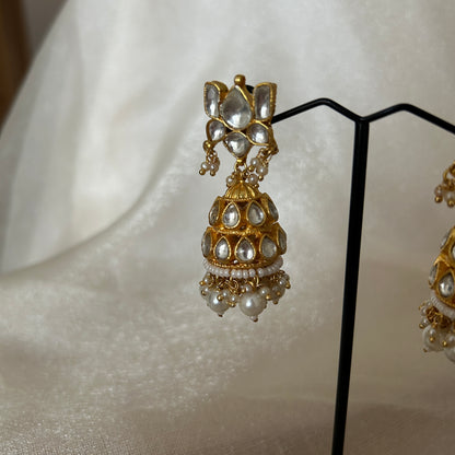 GOLD JHUMKI EARRINGS