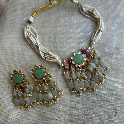 ZINNI MINT BEAD SET
