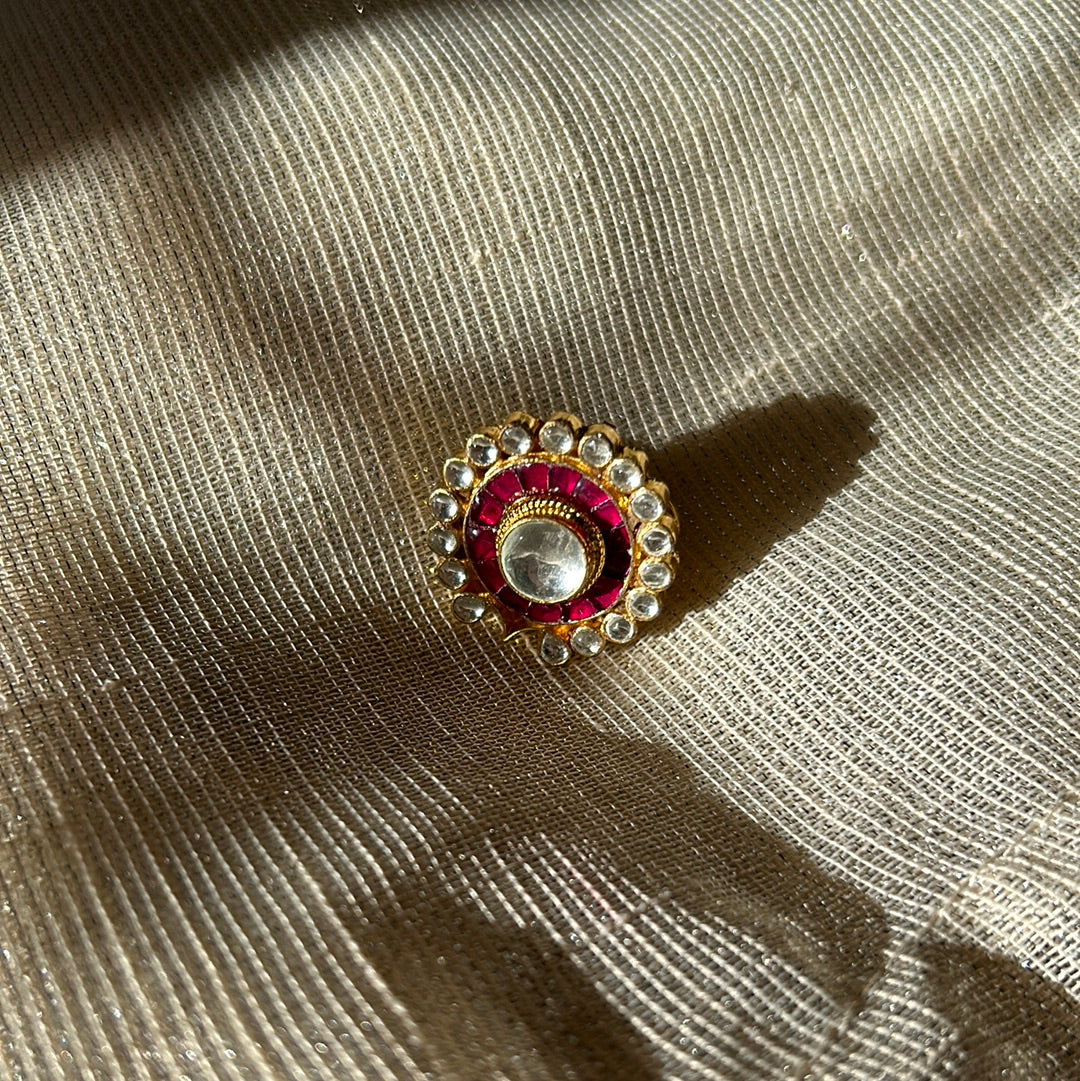 KUNDAN STATEMENT RING