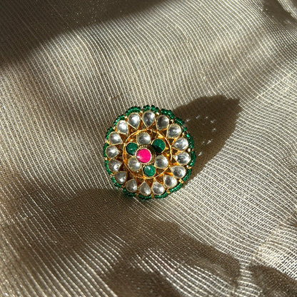 KUNDAN STATEMENT RING