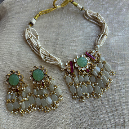 ZINNI MINT BEAD SET