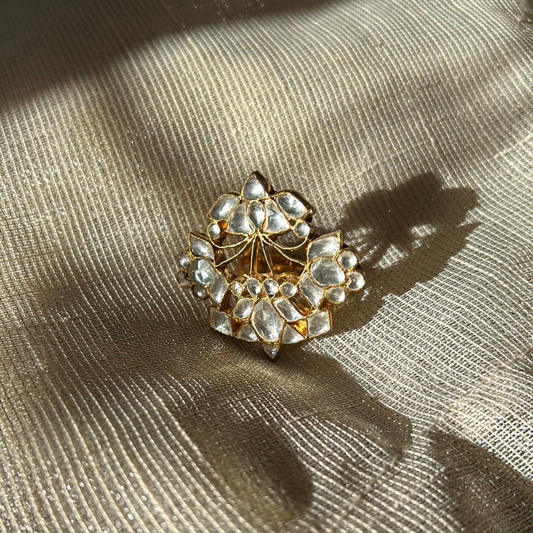 KUNDAN STATEMENT RING