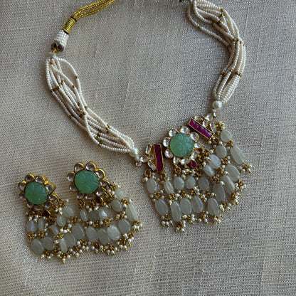 ZINNI MINT BEAD SET