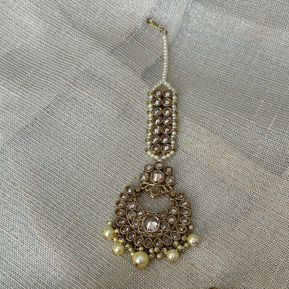 NAHARA POLKI PEARL SET