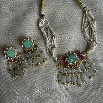 ZINNI MINT BEAD SET