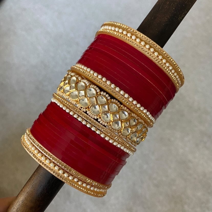 BRIDAL CHOORA & KUNDAN KANGAN SET