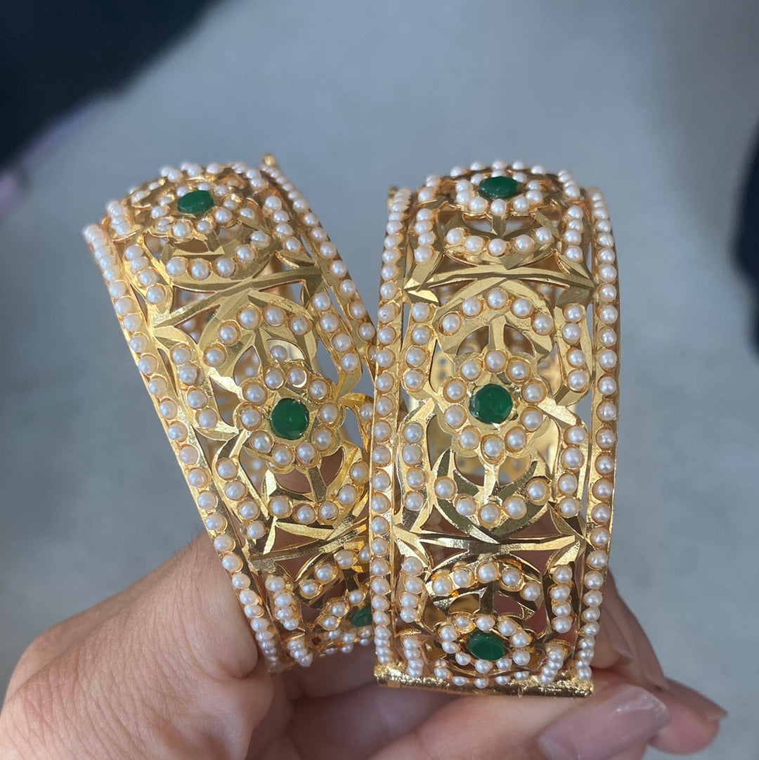 JADAU PEARL KADE BANGLES - The Jewel Project