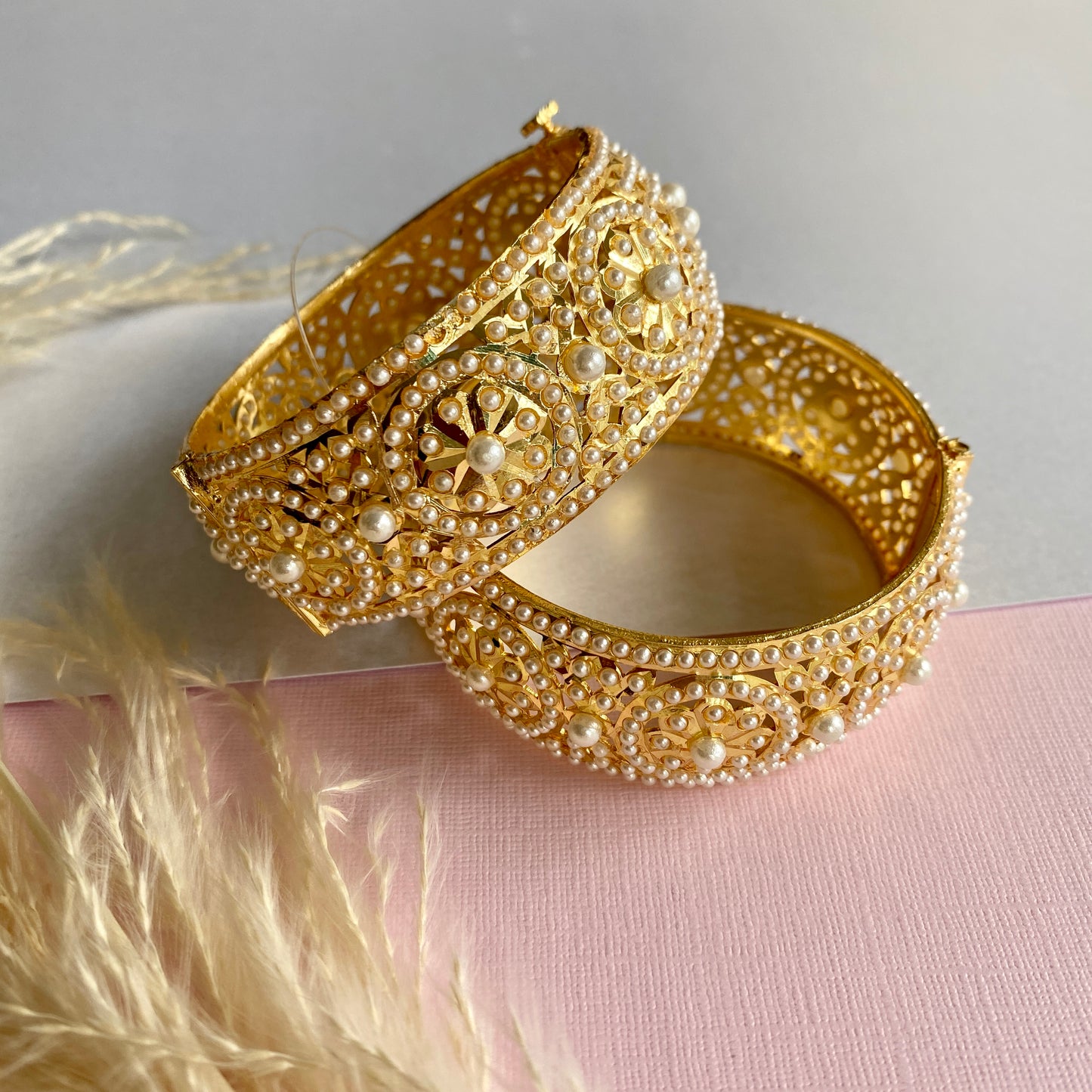 JADAU PEARL KADE BANGLES - The Jewel Project