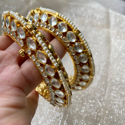 AVNI PAACHI KUNDAN LUXE BANGLES - The Jewel Project