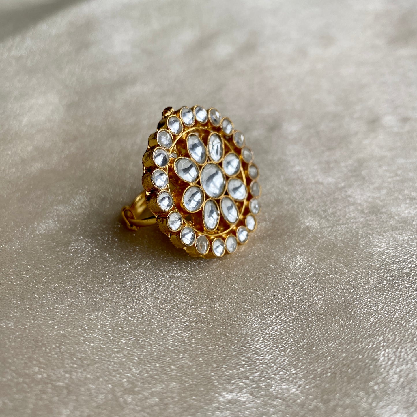 KUNDAN STATEMENT RING