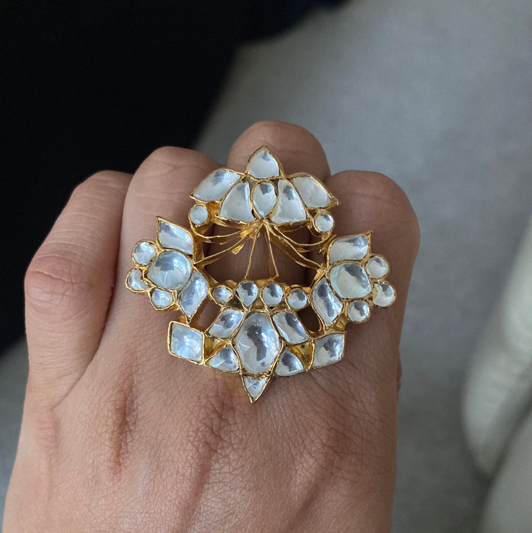 KUNDAN STATEMENT RING - The Jewel Project