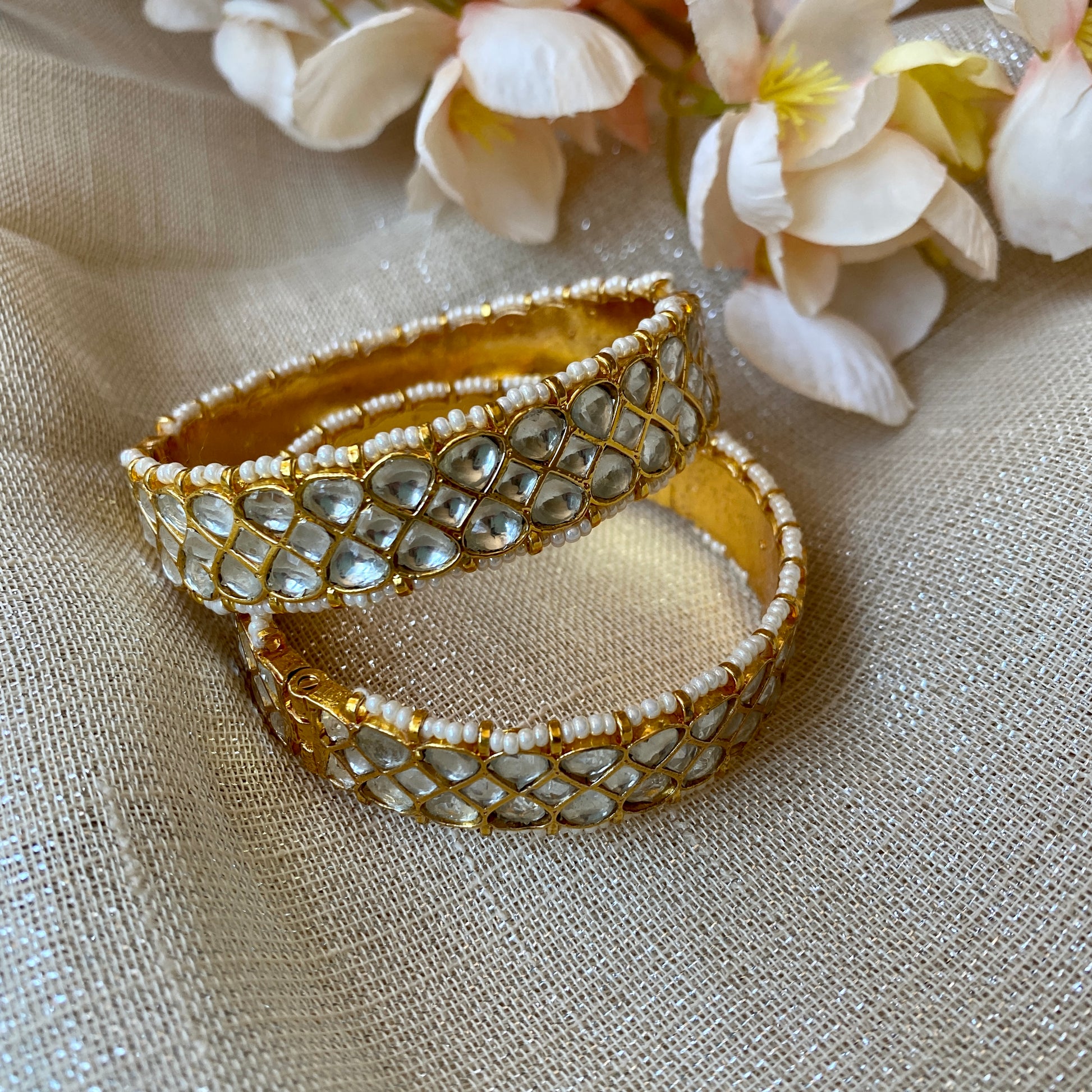 PAACHI KUNDAN LUXE BANGLES - The Jewel Project