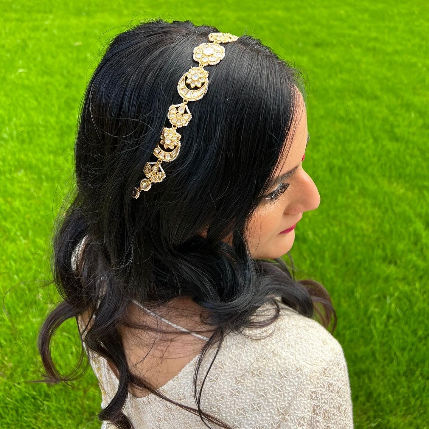 KUNDAN SHEESHPOOL HEADBAND - The Jewel Project