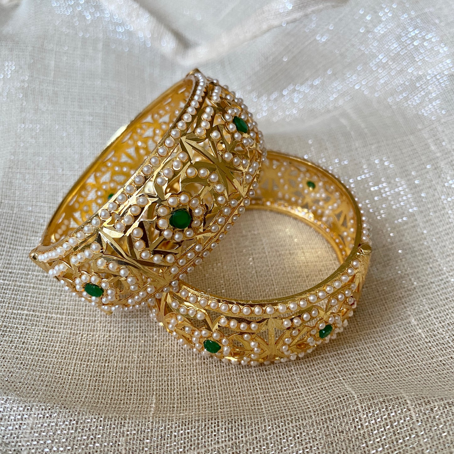 JADAU PEARL KADE BANGLES - The Jewel Project