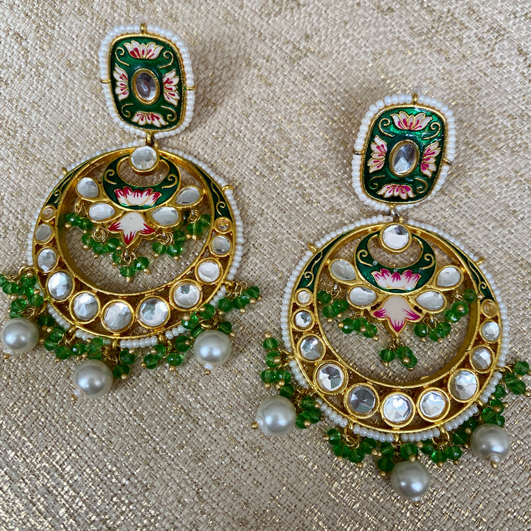 MEENA CHANDBALI EARRINGS - The Jewel Project